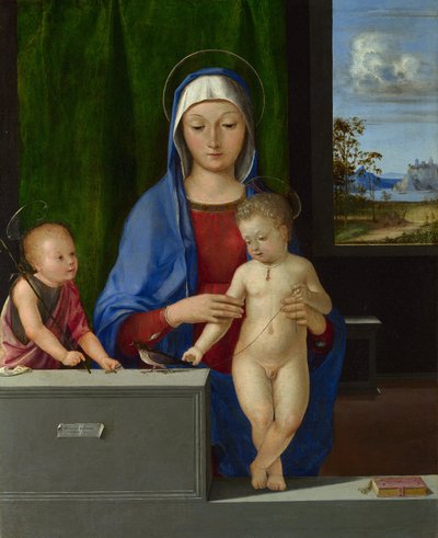 La Vergine e il Bambino con San Giovanni da Antonio da Solario